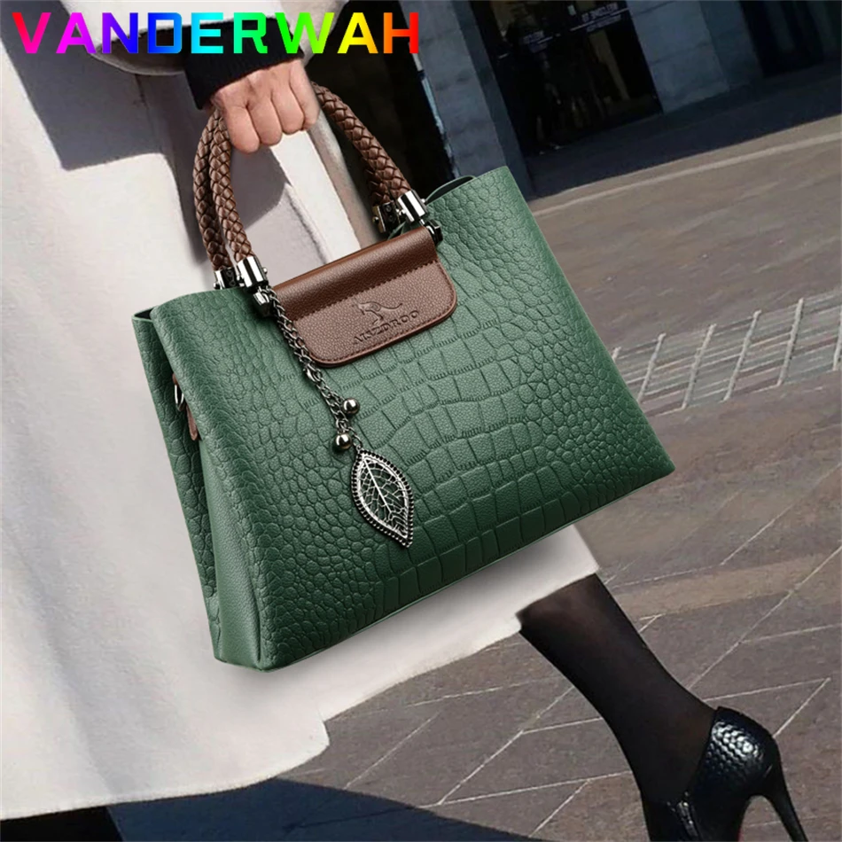 Women'S Kangaroo Bags - Oryginalna markowa skórzana 3-warstwowa torba na