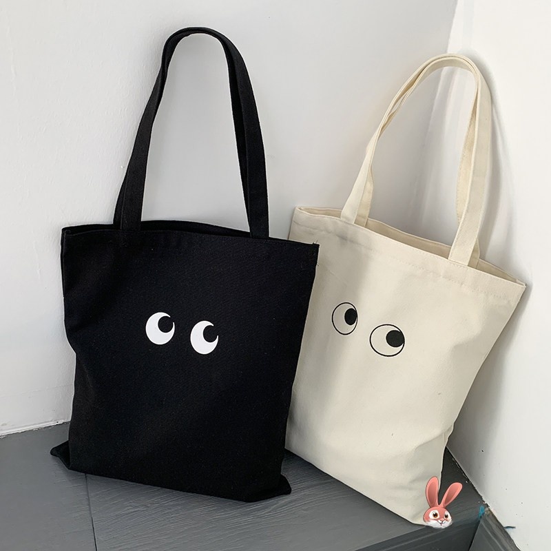Women'S Bags New Collection - Torba płócienna o dużej pojemności z