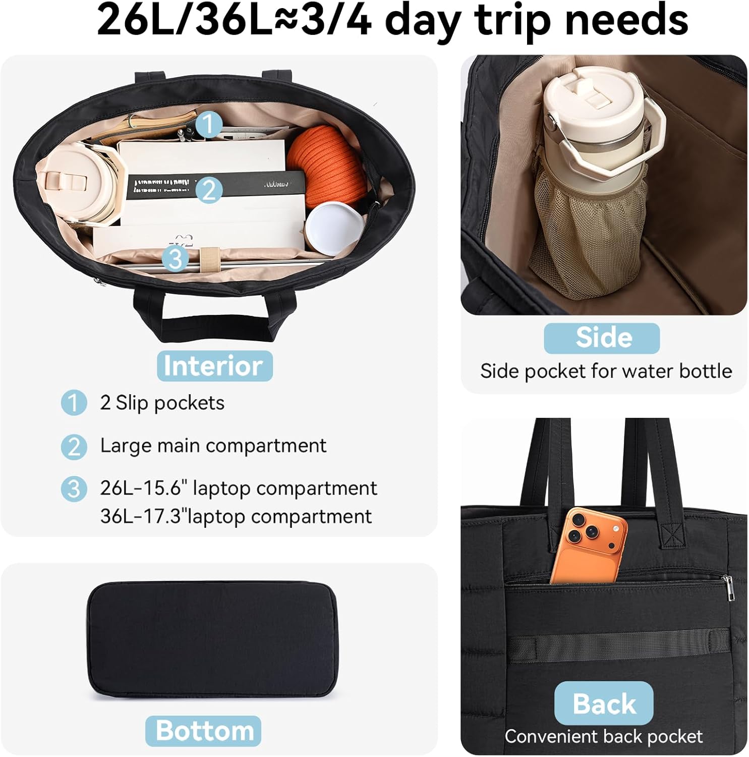 Torba typu puffer dla kobiet,  – Women Bags For Work recenzja i cena