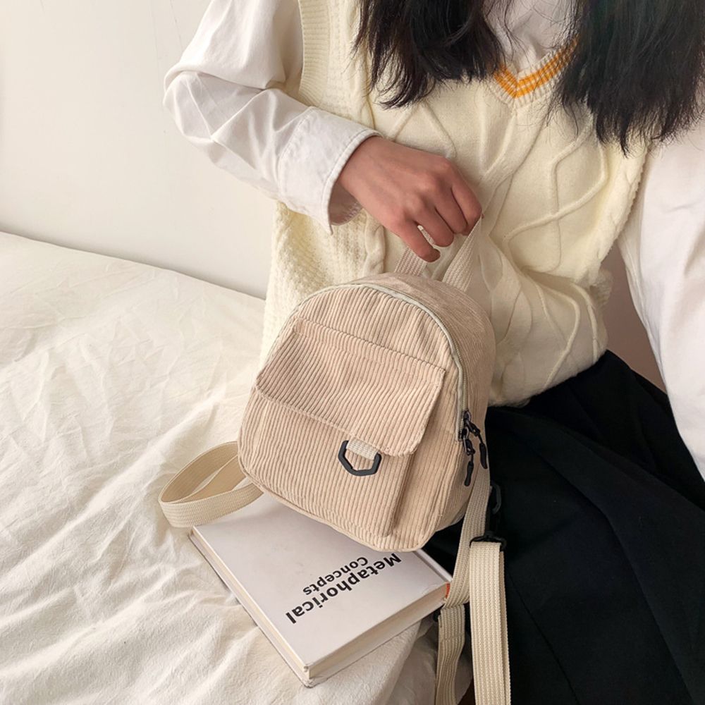 Jednokolorowe małe torby podró – Mini Backpack Women recenzja i cena
