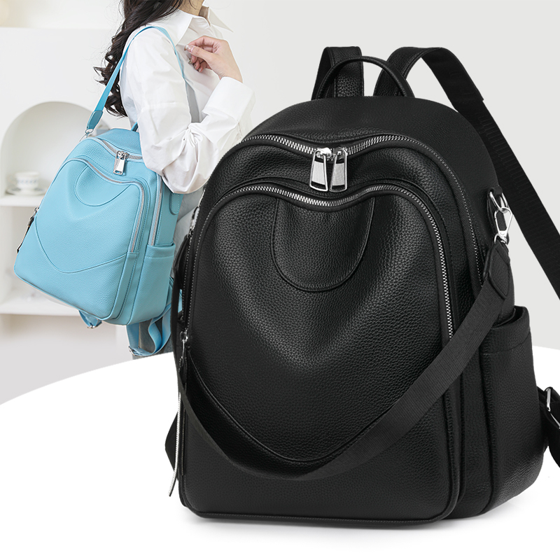 Modny damski skórzany plecak o – Women Bags Ru recenzja i cena