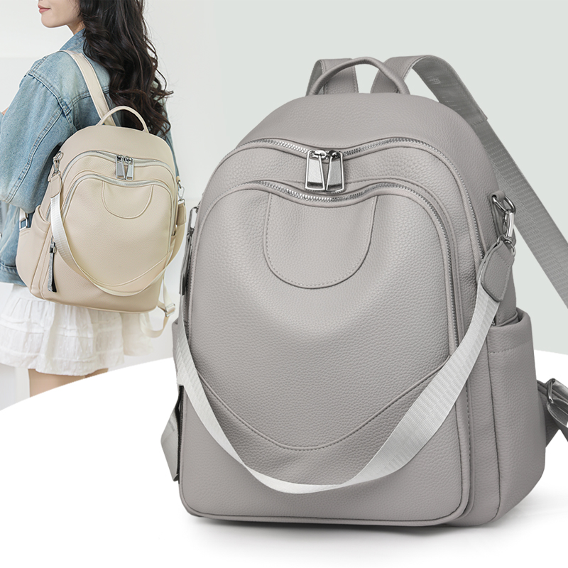 Modny damski skórzany plecak o – Women Bags Ru recenzja i cena