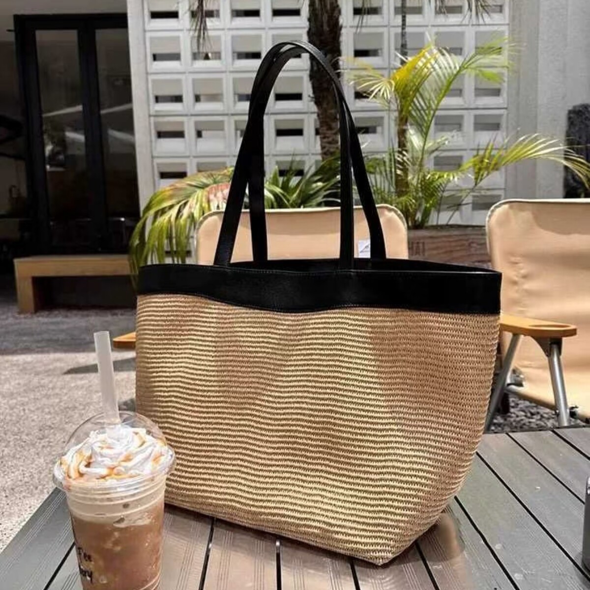Torba na ramię typu tote z pat – Crochet Market Bag recenzja i cena
