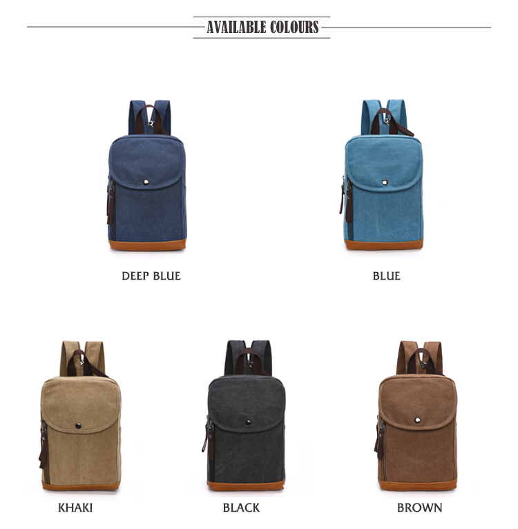 Męski płócienny mini plecak, d – Mini Backpack Women recenzja i cena