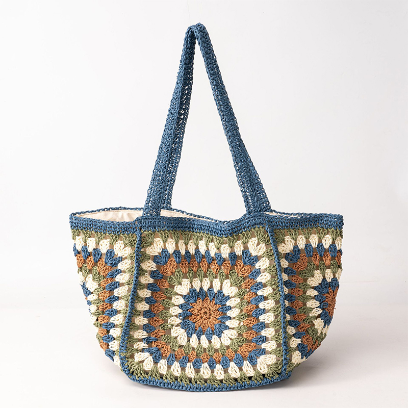Letnia ręcznie tkana torba, wz – Crochet Market Bag recenzja i cena