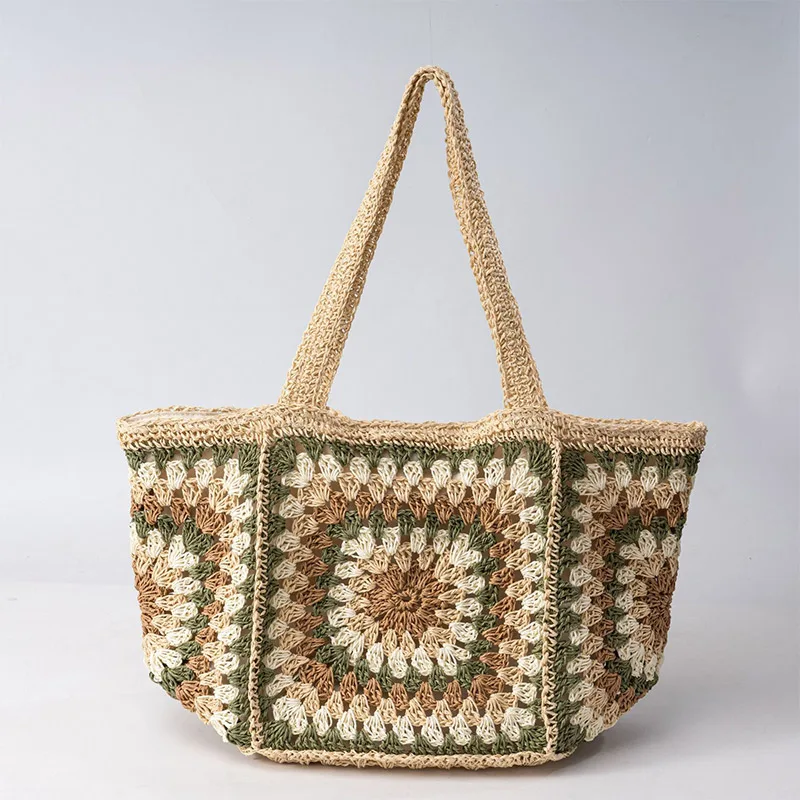 Letnia ręcznie tkana torba, wz – Crochet Market Bag recenzja i cena