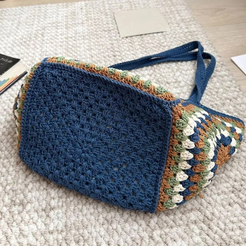 Letnia ręcznie tkana torba, wz – Crochet Market Bag recenzja i cena