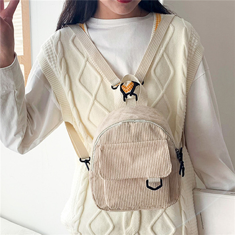 Jednokolorowy mini plecak sztr – Mini Backpack Women recenzja i cena