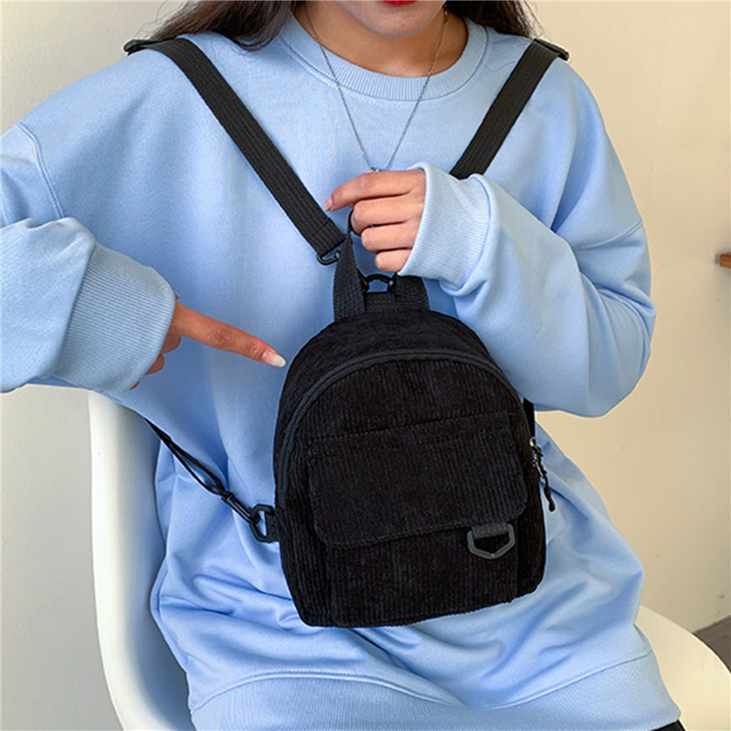 Jednokolorowy mini plecak sztr – Mini Backpack Women recenzja i cena